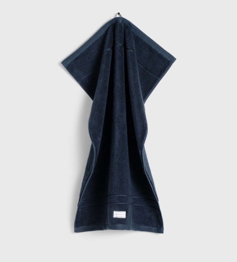 Gant Home Organic Cotton Terry Towel Sateen Blue