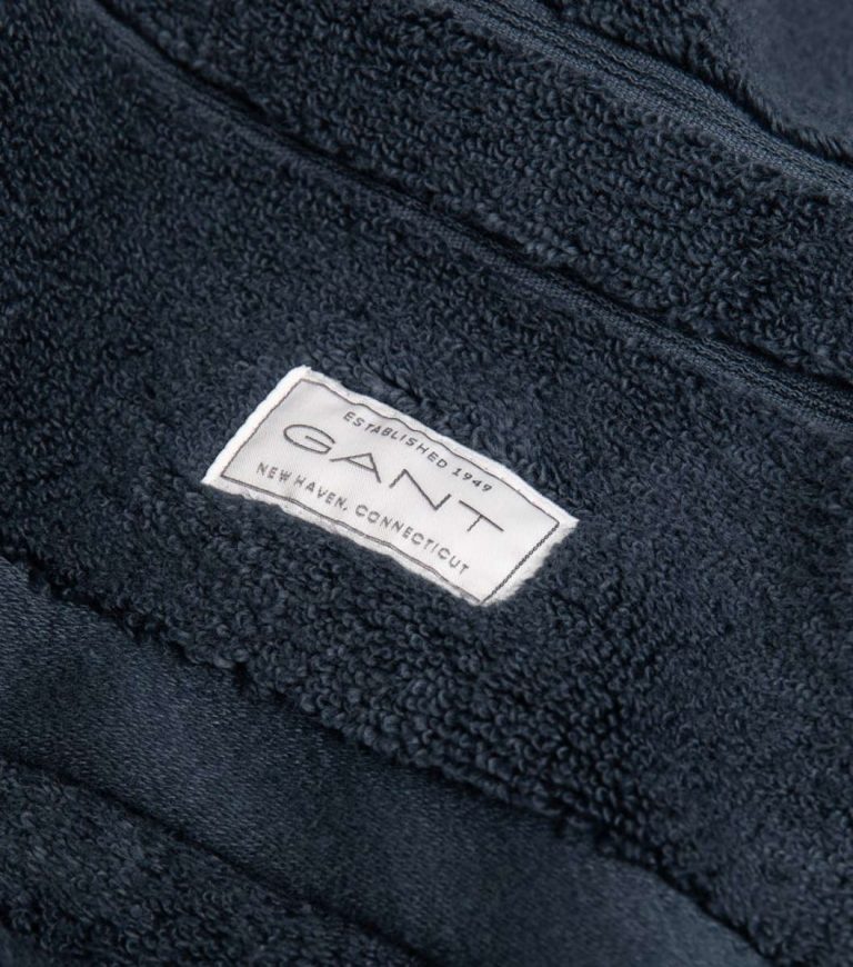 Gant Home Organic Cotton Terry Towel Sateen Blue