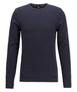 Hugo Boss Tempest Long-Sleeve T-Shirt Navy Blue