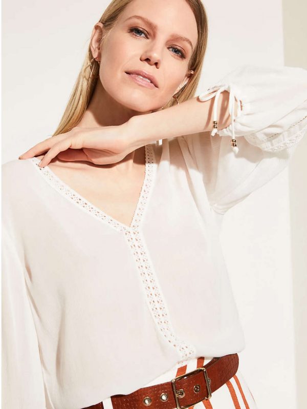 Comma Blouse White