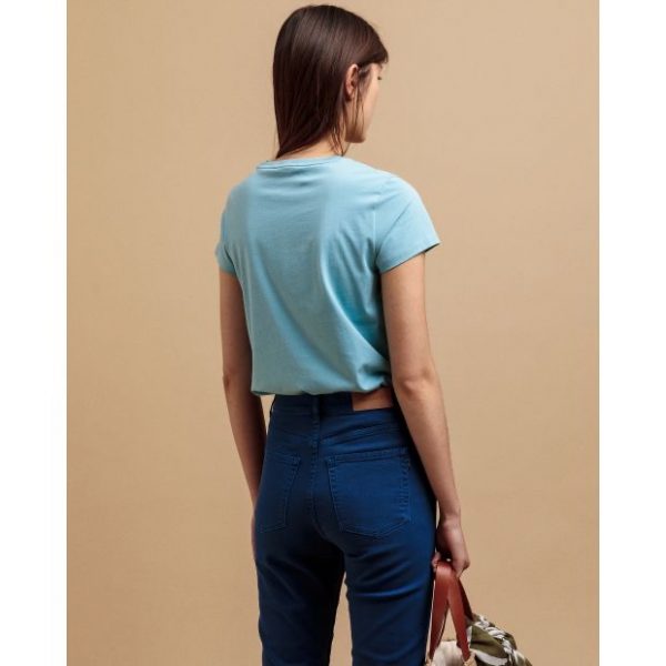 Gant Colour Lock-up T-shirt Seafoam Blue
