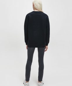 Calvin Klein Monogram Logo Sweatshirt Black