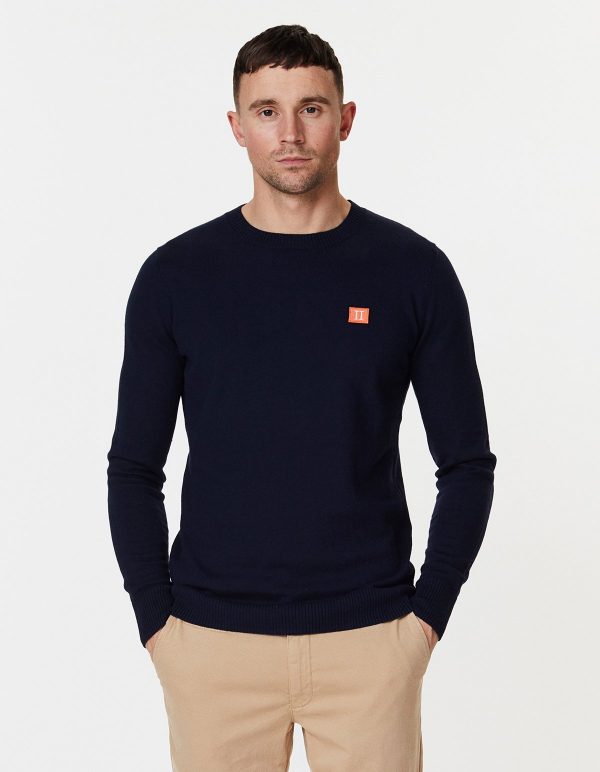 Les Deux Etienne Cashton Knit Navy