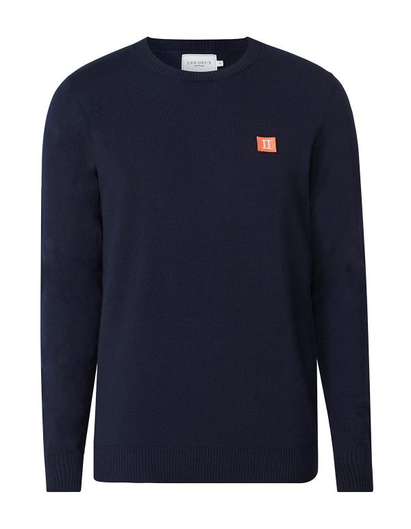 Les Deux Etienne Cashton Knit Navy