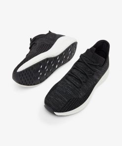 Bianco Biadelana Knit Sneakers Black