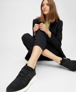 Bianco Biadelana Knit Sneakers Black