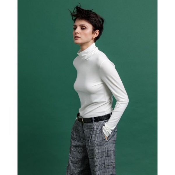 Gant Turtleneck Jersey Offwhite