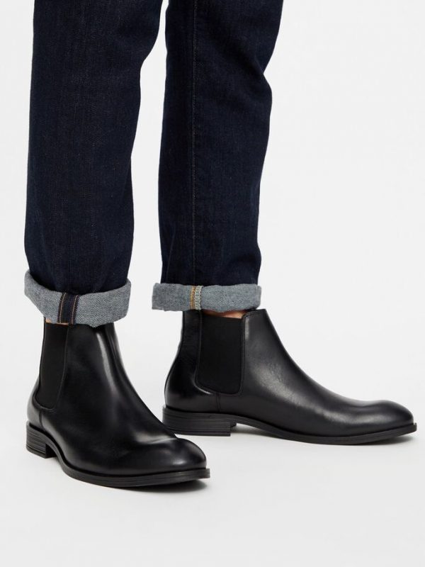 Bianco Biabyron Leather Chelsey Black