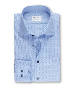 Stenströms Shirt Fitted Body Blue