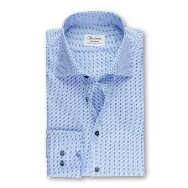 Stenströms Shirt Fitted Body Blue