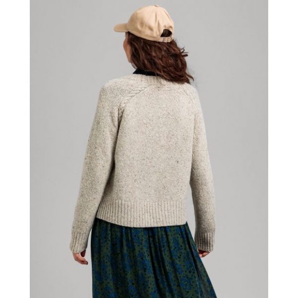 Gant Neps Cable Crew Manila Melange