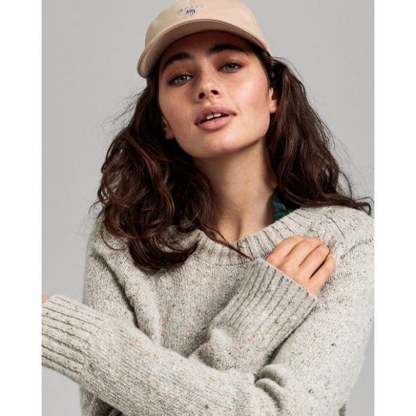 Gant Neps Cable Crew Manila Melange