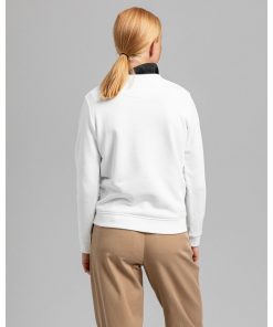 Gant Woman Archive Shield C-Neck Eggshell