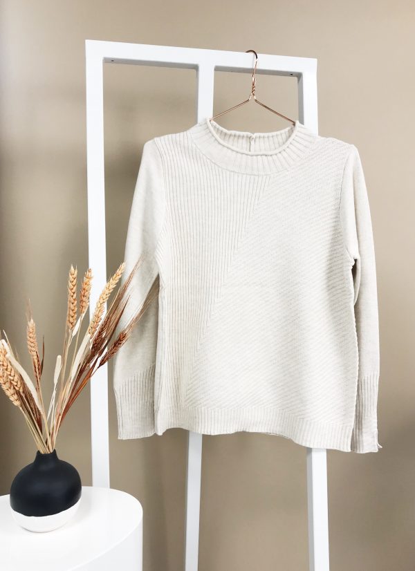 STI Minja Knit Ecru White