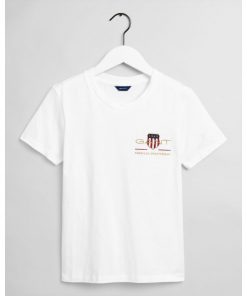 Gant Woman Archive Shield T-shirt White
