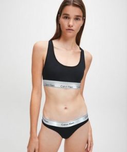 Calvin Klein Bralette & Thong Set Black