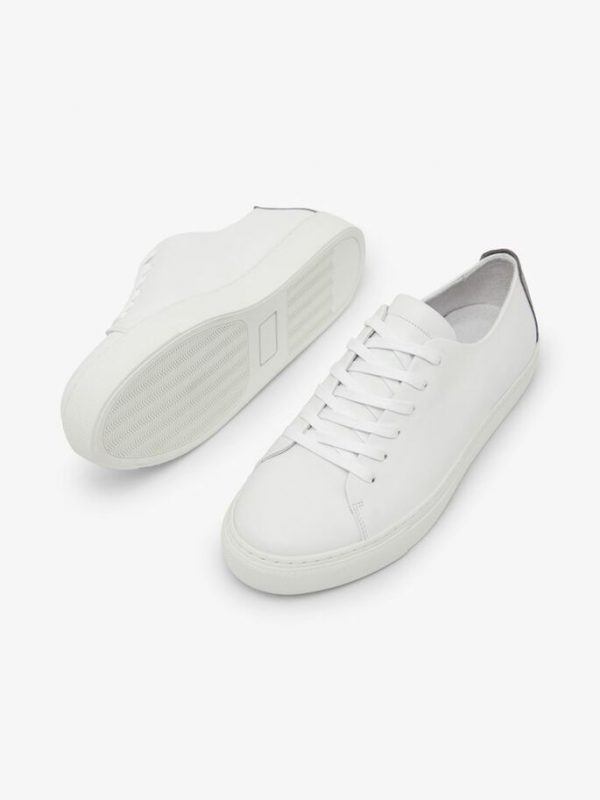 Bianco Biajay Leather Sneaker White