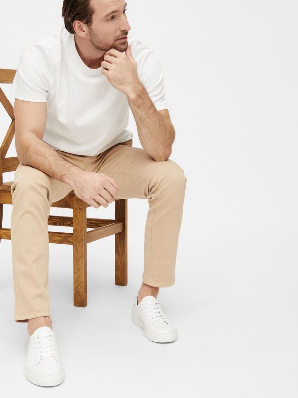 Bianco Biajay Leather Sneaker White