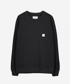 Makia Square Pocket Sweatshirt Black
