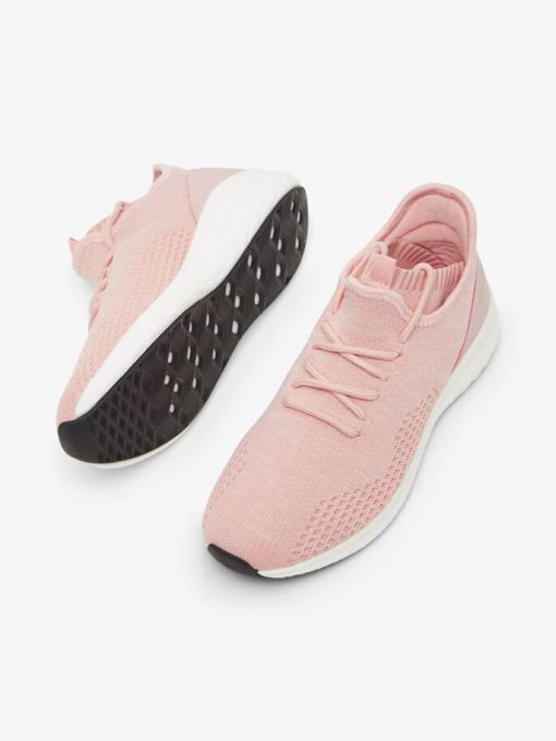 Bianco Biadelana Knit Sneakers Rose
