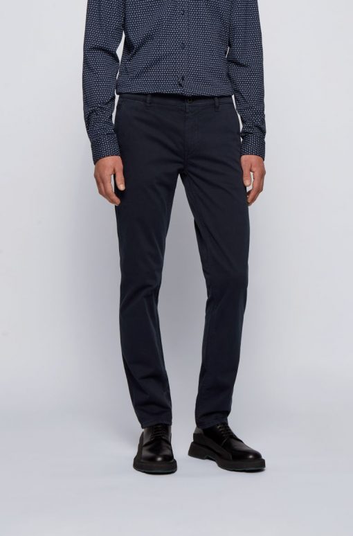 Boss Schino-Slim D Trousers Dark Blue