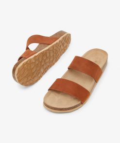 Bianco Biabetricia Twin Strap Sandal Cognac