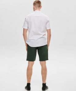 Only & Sons Caiden Life Linen Solid Shirt White