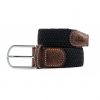 Billybelt Elastic Woven Belt Liqourice Black