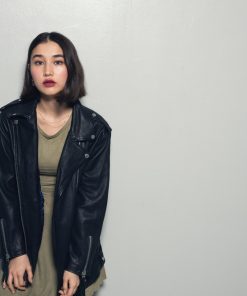 Human Scales Unisex Emelie Leather Jacket Black
