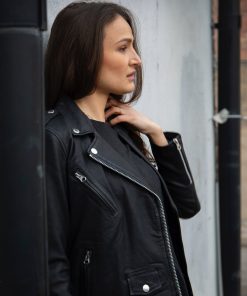 Human Scales Eva Leather Jacket Black