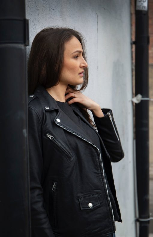 Human Scales Eva Leather Jacket Black