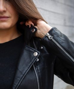 Human Scales Eva Leather Jacket Black