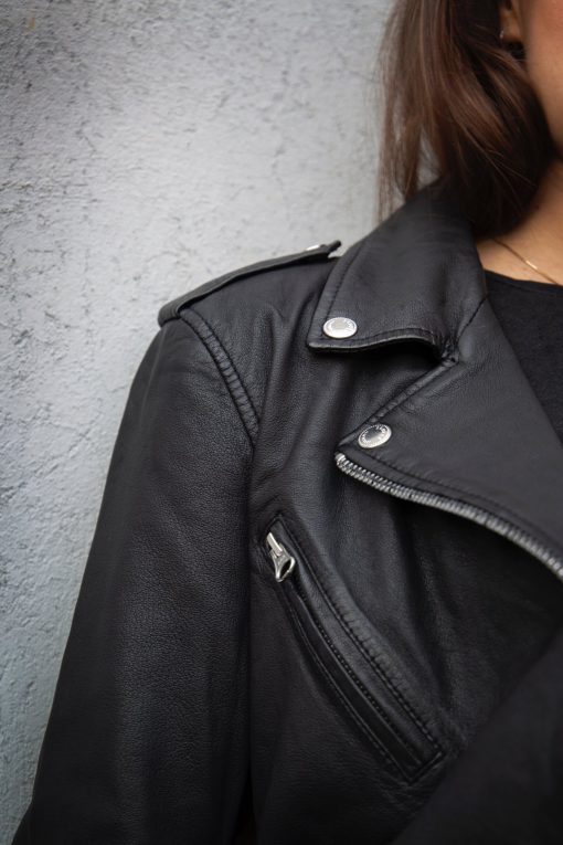 Human Scales Eva Leather Jacket Black