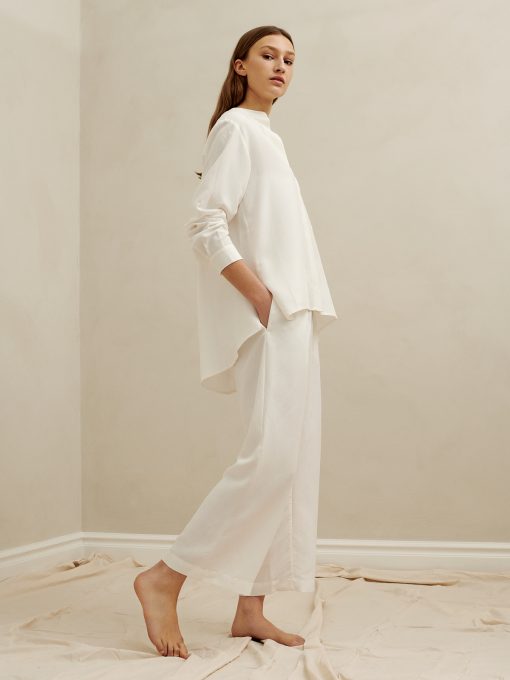 A Part of the Art Airy Shirt Soft Modal White