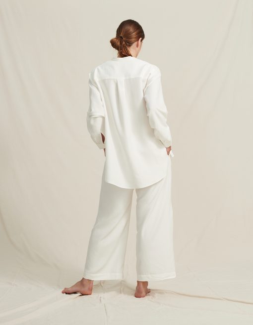 A Part of the Art Airy Shirt Soft Modal White