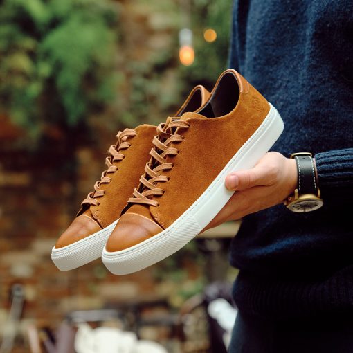 Sneaky Steve Lescape Suede Sneakers Cognac