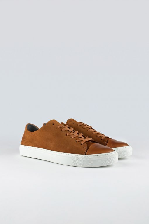 Sneaky Steve Lescape Suede Sneakers Cognac