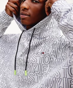 Tommy Jeans Tommy Aop Hoodie White