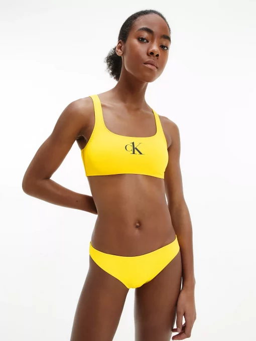 Calvin Klein CK One Bikini Bottom Hazard Yellow