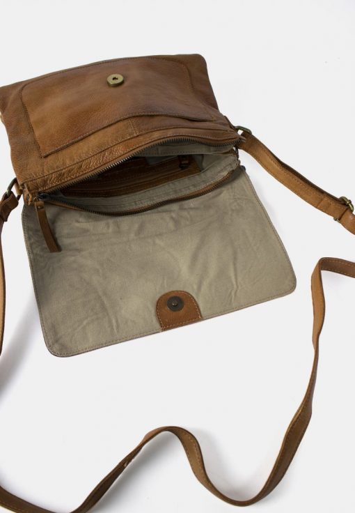 RE:DESIGNED Davina Crossover Bag Tan