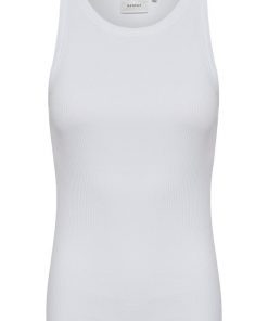 Gestuz Rollagz Jersey Top White