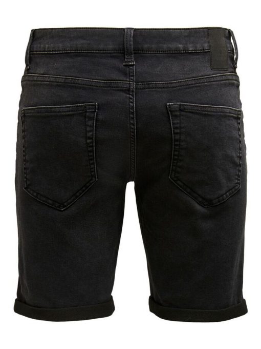 Only & Sons Ply Life Denim Shorts Black