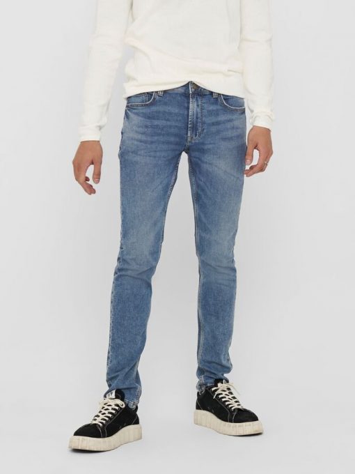 Only & Sons Loom Slim Fit Blue Denim