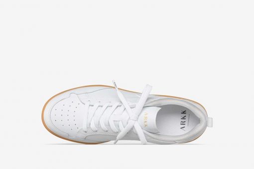 Arkk Visuklass Leather s-c18 Sneaker Men White Light Gum