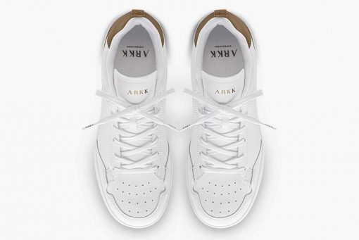 Arkk Visuklass Leather s-c18 Sneaker Men White Desert Brown
