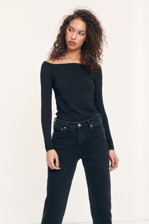 Samsoe & Samsoe Nana Long Sleeve T-shirt Black