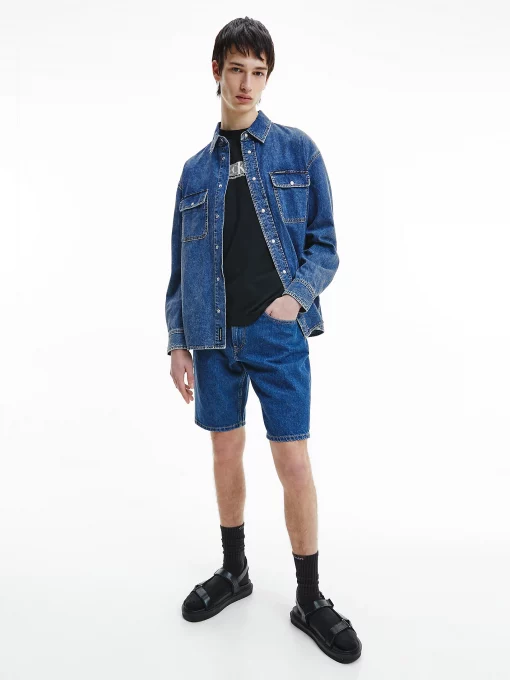 Calvin Klein Denim Shorts Denim Medium