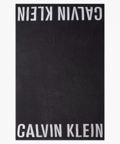 Calvin Klein Beach Towel Black