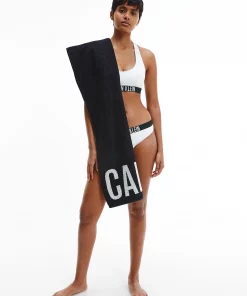 Calvin Klein Beach Towel Black