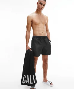 Calvin Klein Beach Towel Black